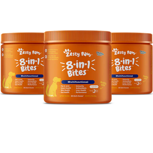 Zesty Paws - Multivitaminico Para Perros 8 en 1